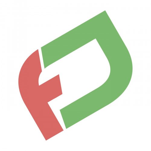 Логотип организации Всероссийская сеть детских спортивных школ по художественной гимнастике и спортивной акробатике «FD»